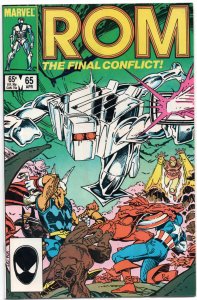 ROM #65 VF (Guest starring: Everybody! No. Really. Cover only hints at them!)