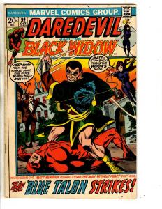 Daredevil # 92 FN/VF Marvel Comic Book Black Widow Defenders Hulk Thor TD6