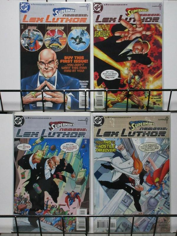 SUPERMANS NEMESIS LEX LUTHOR (1999) 1-4 THE SET!