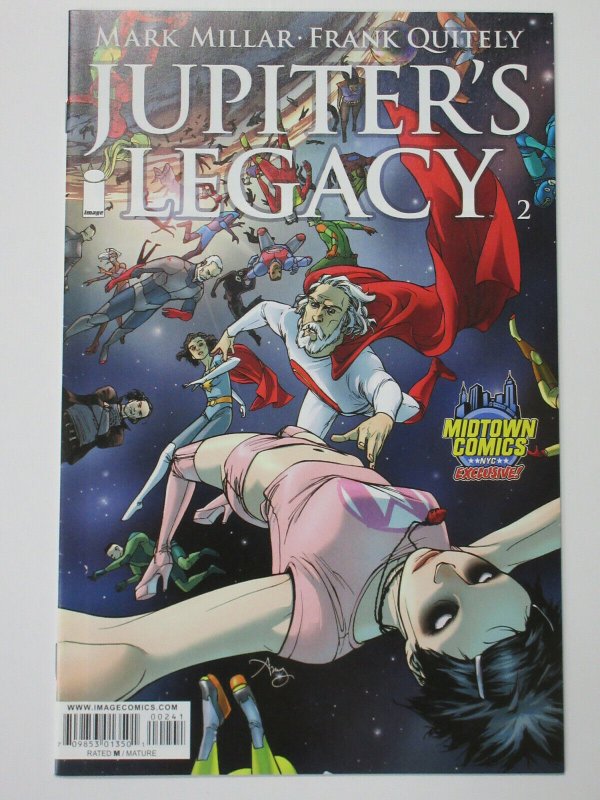 Jupiter's Legacy #2 (Image 2013) Midtown Comics Variant Millar Quitely