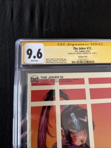 The Joker #13 CGC 9.6 Gold Signed By Guiseppe Camuncoli