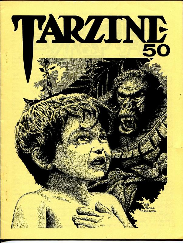 Tarzine #50 9/1986-Bill Ross-Edgar Rice Burroughs-Tarzan-Frank Hamilton-VF