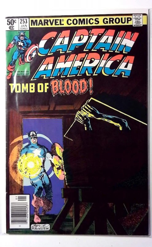 Captain America #253 1981 Marvel First Appearance: Joseph Chapman Comic Book