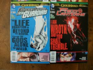 4 DC New 52 GODHEAD Series Comic: GREEN LANTERN CORPS NEW GUARDIANS RED LANTERNS