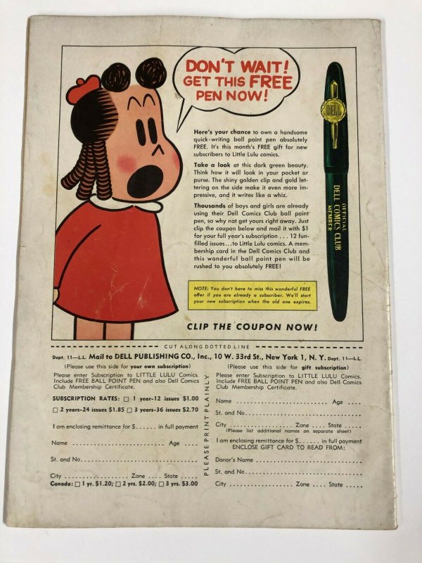 LITTLE LULU 77 FINE minus November 1954 the usual great Lulu stuff | Comic Books - Silver Age, Dell, Little Lulu, Cartoon Character / HipComic LITTLE LULU 77 FINE minus November 1954 the usual great Lulu stuff | Comic Books - Silver Age, Dell, Little Lulu, Cartoon Character / HipComic