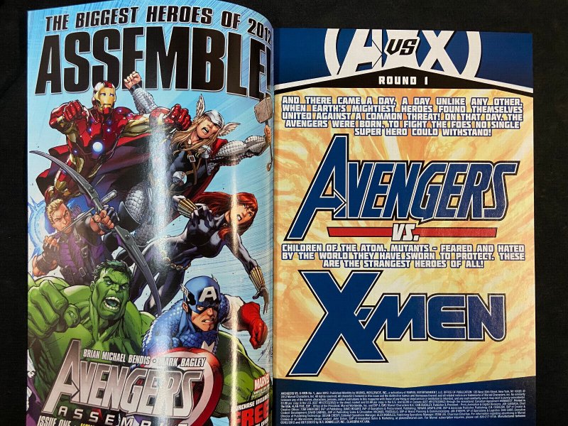 A VS X (AVENGERS VS. X-MEN) SIGNED BY JIM CHEUNG (9.2)