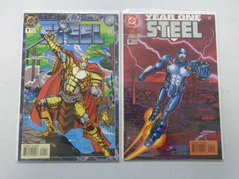 Steel Annual #1+2 8.0 VF (1994+95)