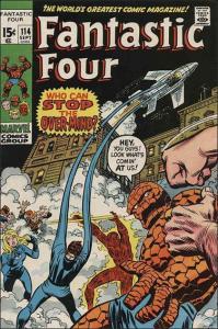 Marvel FANTASTIC FOUR (1961 Series) #114 FN+