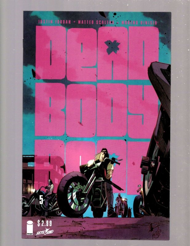 Lot Of 6 Dead Body Road Image Comic Books # 1 2 3 4 5 6 Justin Jordan RP4