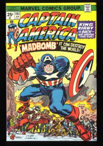 Captain America #193 VF 8.0