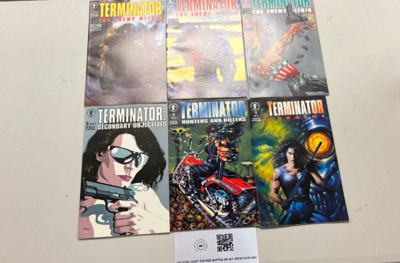 6 Terminator Dark Horse Comics Secondary 3 Endgame 2 Enemy 1 3 4 Hunters 96 JW12