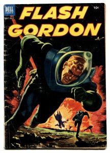 FLASH GORDON #2 1953-DELL-EXPLOSION COVER- SCI-FI-THRILLS-vg