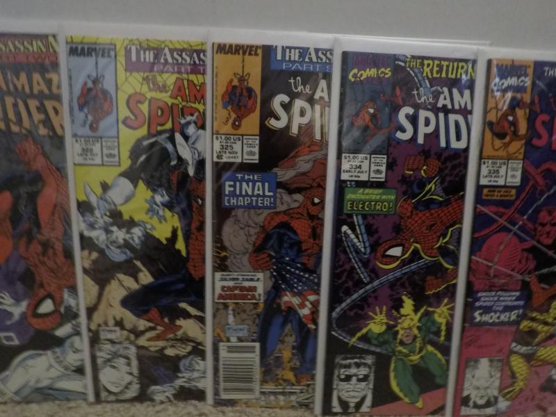 Lot - Spider-Man #1 - #5 & Amazing Spider-Man #320,#321,#322,#325,#334,#335,#336