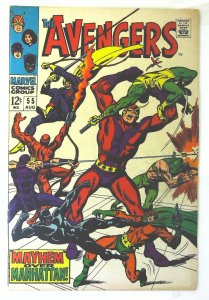 Avengers (1963 series)  #55, Fine+ (Actual scan)