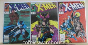 Uncanny X-Men 256-258 Psylocke (Marvel) 3 Issue Set NM