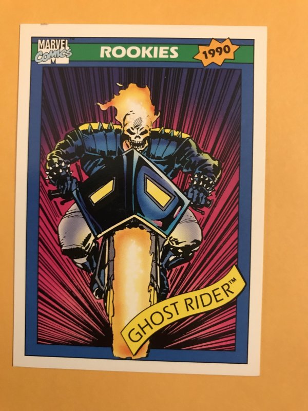 GHOST RIDER #82 : 1990 Marvel Universe Series 1 card, NM/M,  Rookies