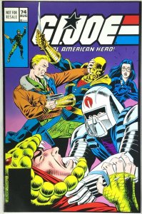 GI JOE Comic 74 Reprint —  2005 Hasbro/ Marvel — VG+ Cond — Real American Hero