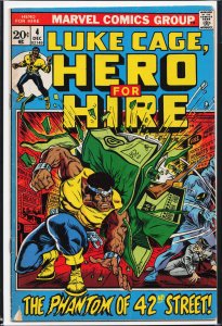 Hero for Hire #4 (1972) Luke Cage