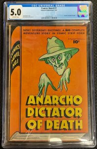 COMICS NOVEL #1 (1947) CGC 5.0