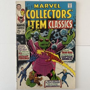 Marvel Collectors’ Item Classics # 18 Fine/VF Cond.  Cap. Ironman. Dr Strange.