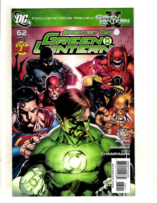 Lot Of 10 Green Lantern DC Comic Books # 53 54 55 56 57 58 59 60 61 62 CJ10