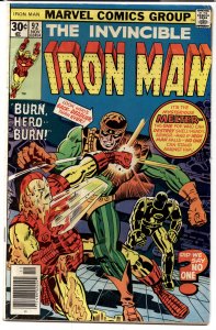 Iron Man #92 (1976) Iron Man