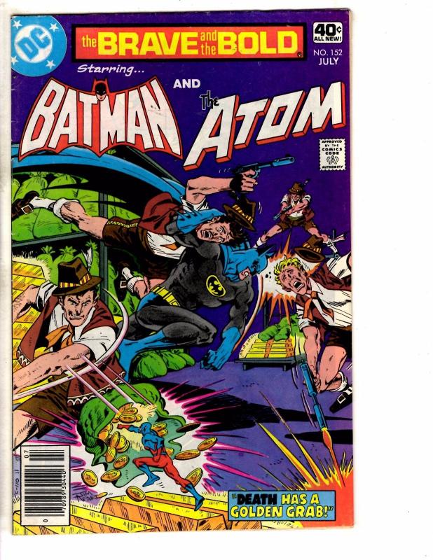 5 Brave & The Bold DC Comic Books # 151 152 153 154 155 Batman Hawkman Atom TW57