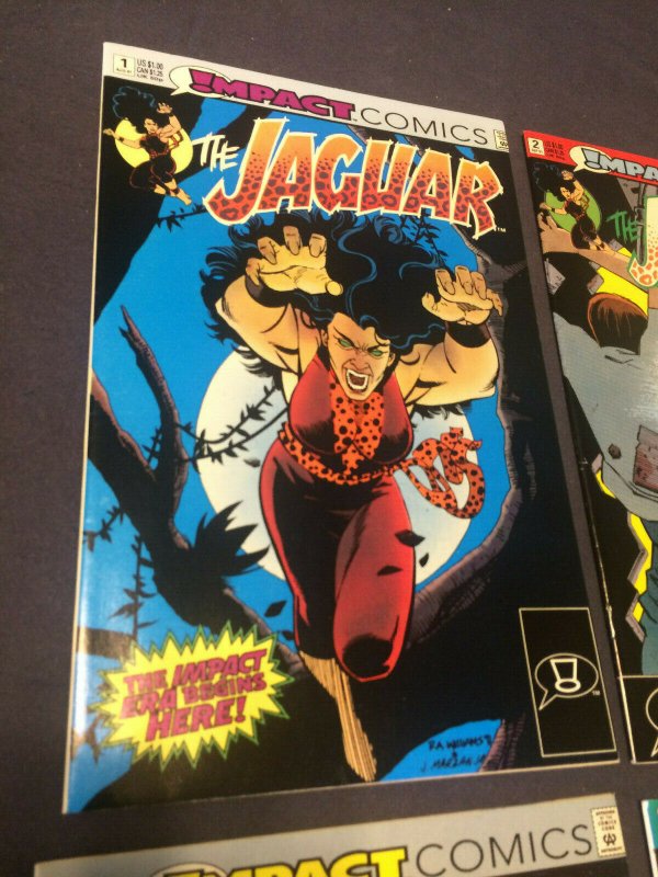 Jaguar Run #'s 1-6 NM DC Impact Comics Lot of Comics 1992