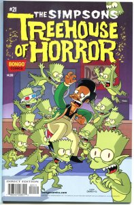 SIMPSONS TREEHOUSE OF HORROR #21, NM-, Monsters, 2015, Homer, Bart, Bongo