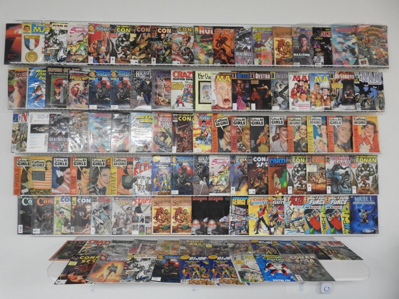 Huge Lot 110 Magazines W/ Conan, Mad, Calling All Girls, +More! Avg VG/FN Cond!