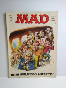 MAD Magazine July 1975 No 176 Airport Movie Fun Parody Humor Comic Gift For Dad