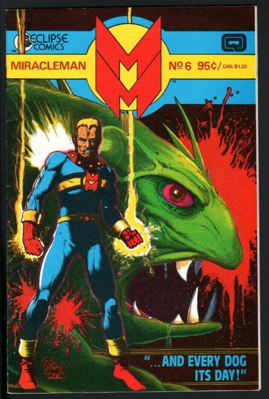 MIRACLEMAN #6-1986-ECLIPSE-COPPER AGE-NICE COPY-HIGH GRADE-NM