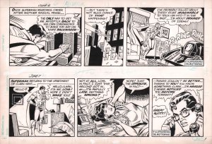 Superman Daily Strip Art - June 6 & 7 1983 - By Jose Delbo & Sal Trapani