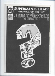 Feb.1993 Justice League America # 71 Death of Superman NM  nw111