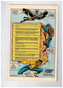 Spider-Man Storm And Power Man Battle Smokescreen 1982 Cancer Marvel Comic S74