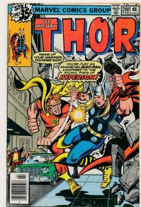 MARVEL LOT of 7- The Mighty THOR #280-284,325326 1978/'79/'82 G/VG (PJ92) 