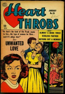 Heart Throbs #26 1954-Quality Golden Age Romance- Spicy Party VG 