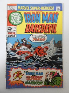 Marvel Super-Heroes #29  (1971) VG Condition! Tape pull back cover