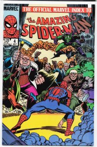 The Official Marvel Index to the Amazing Spider-Man #4 (1985) Spider-Man