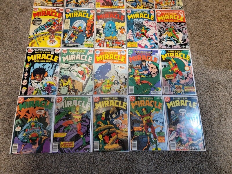 Mister Miracle 1-25 Complete Set Run! ~ VERY FINE NEAR MINT NM ~ 1971 DC Comics