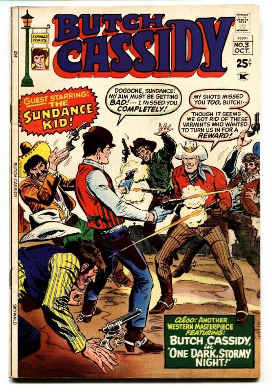 Butch Cassidy #3 1971- Golden Age Western reprints- Red Mask FN/VF