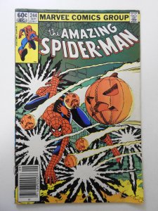 The Amazing Spider-Man #244 (1983) VG Condition moisture stain