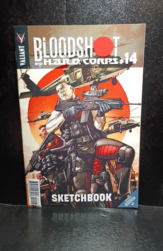 Eternal Warrior #1 / Bloodshot and H.A.R.D. Corps #14 Sketchbook (2013) flip f/b