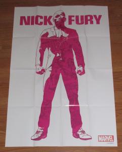 Nick Fury #1 Folded Promo Poster Marvel 2017 (24 x 36) New!