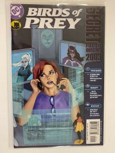 Brids of Prey Secret Files #1 8.0 VF (2003) 