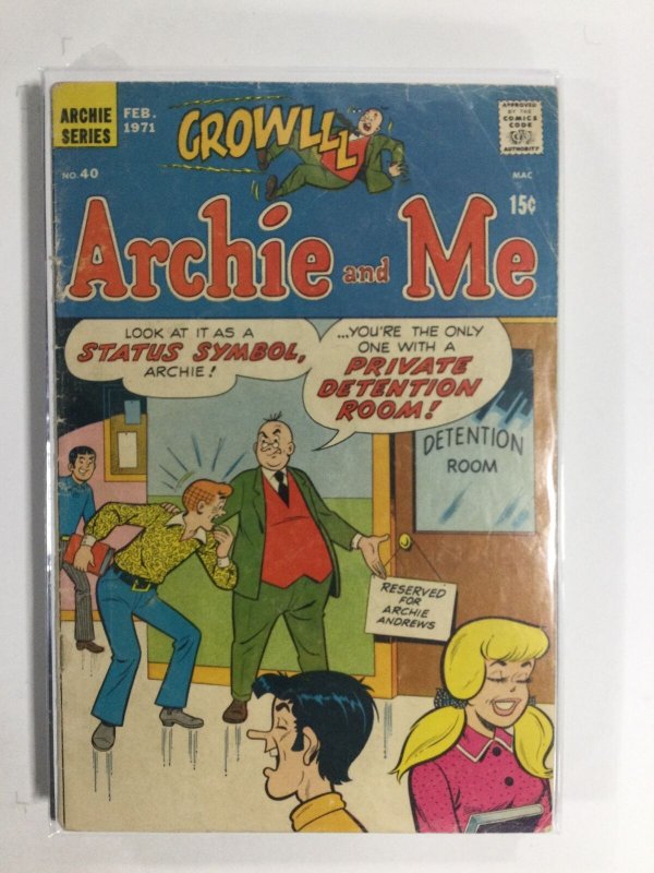 Archie and Me #40 (1971) FN3B119 FINE FN 6.0