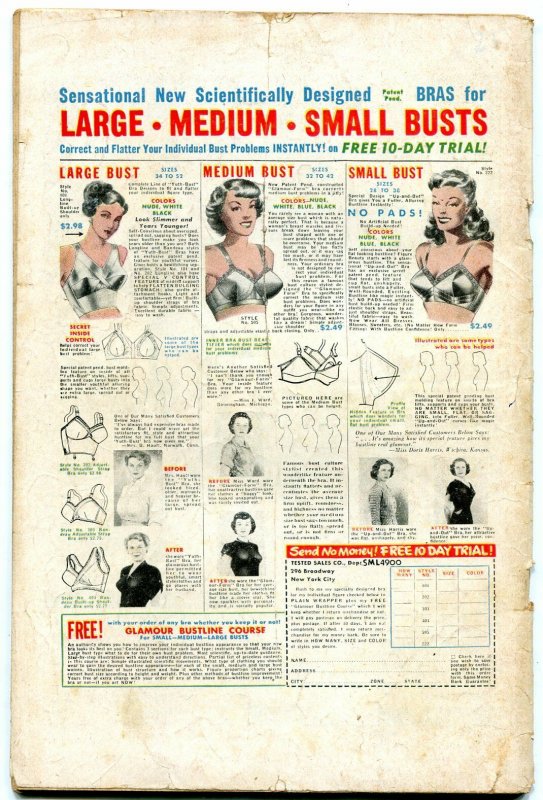 Miss America Vol 7 #37 1951- football cover- Patsy Walker- Jeanie VG