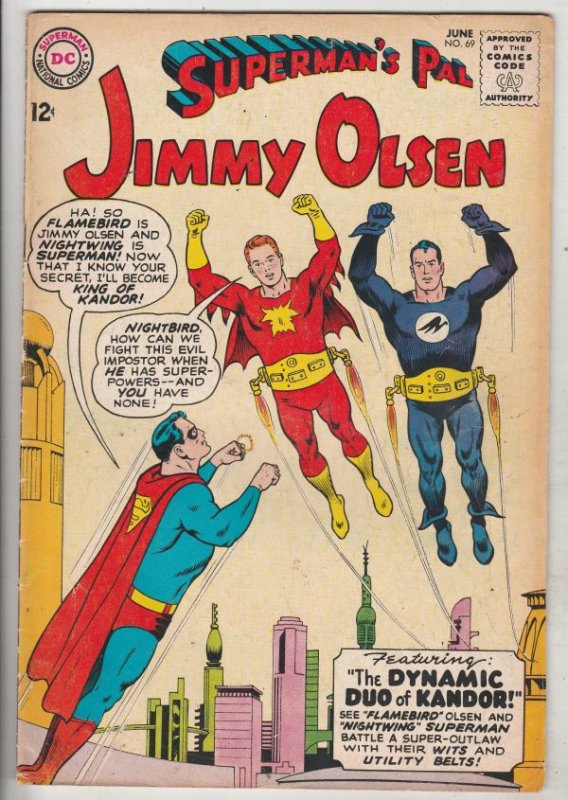 Jimmy Olsen, Superman's Pal  #69 (Jun-63) FN+ Mid-High-Grade Jimmy Olsen