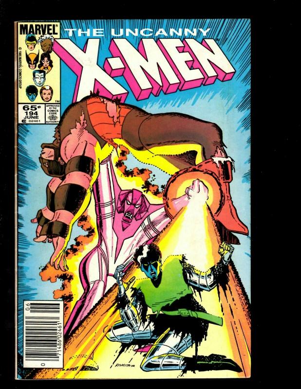 10 Uncanny X-Men Marvel Comics # 192 193 194 195 196 197 198 199 200 202 SM13