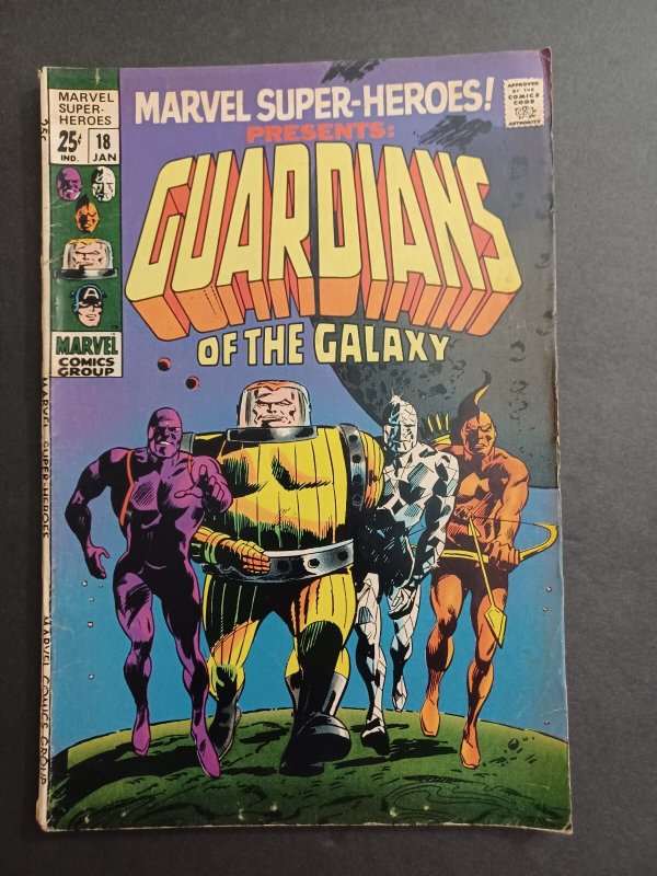 Marvel Super-Heroes #18 - 1st app original Guardians of the Galaxy -1969- VG/FN